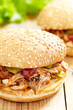 Pulled pork sandwich