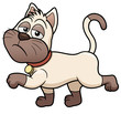 Vector illustration of Cat cartoon