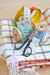 Colorful sewing materials