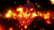 Football cosmic burn Looping Animated Background