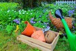 canvas print picture - gartenarbeit