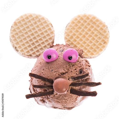 Photo: Kindereisbecher die Eismaus Kindereisbecher die Eismaus