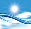 Vector: Abstract blue background Abstract blue background