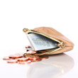 Geldbörse mit Kleingeld - purse with small money