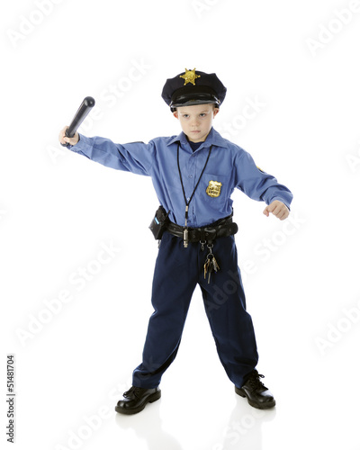 Photo: Little Billy Club Cop Little Billy Club Cop