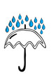 Regenschirm, Zeichnung
