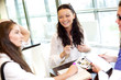 Foto: smiling girl thinking smiling girl thinking