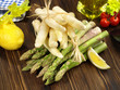 Spargel weiss und grün