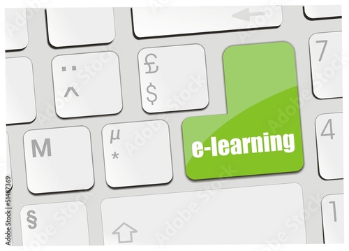 Illustration: clavier e-learning clavier e-learning