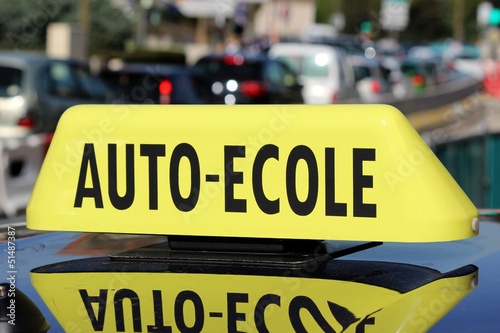 Photo: Enseigne d'auto-école Enseigne d'auto-école