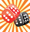 Dice lucky casino gambling game win success