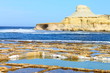 Salt pans in Gozo, Malta