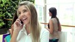 Shopping woman on the phone