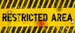 restricted area, prohibition sign,vector
