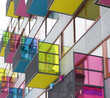 colorful balconies
