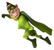 Green superhero