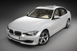 Sports car.  3d render