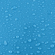 water drops on blue