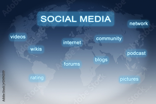 Illustration: Social Media buttons Social Media buttons