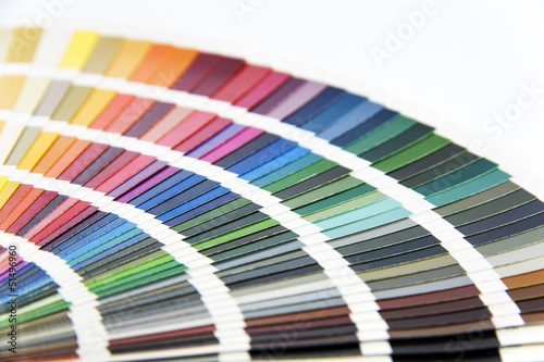 Photo: Pantone color card Pantone color card