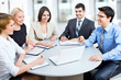 Business people working at meeting