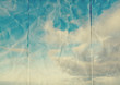 folded paper sky