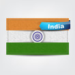 Fabric texture of the flag of India