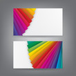 Color theme business card template