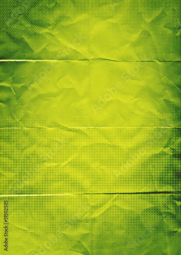 Photo: folded green paper background folded green paper background