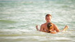 Teenage Couple Summer Beach Vacation