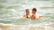 Teenage Couple Summer Beach Vacation