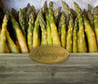 Foto: Asparagus labeled Asparagus labeled