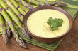 Photo: Asparagus cream soup Asparagus cream soup