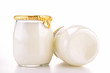 isolated yogurt