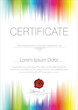 Colorful Certificate template