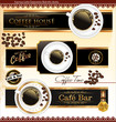 Elegant Coffee label set