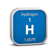 Hydrogen material sign