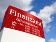 Finanzamt-Schild