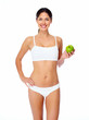 Young beautiful fitness woman.