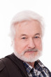 Handsome elderly man with grey beard