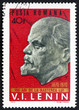 Postage stamp Romania 1970 Vladimir Lenin, Revolutionary