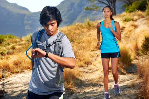 Photo: couple training fitness couple training fitness