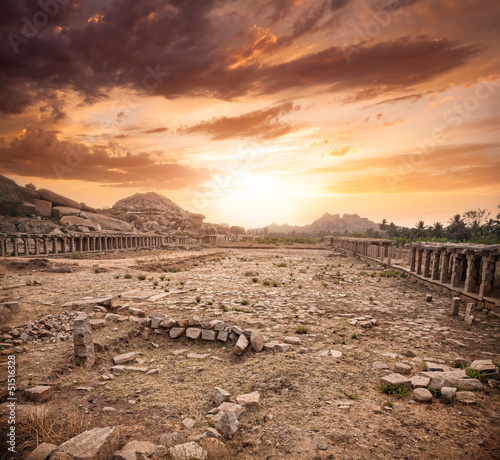 Photo: Ruins in Hampi Ruins in Hampi