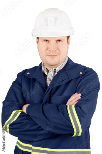 Photo: Portrait of young engineer Portrait of young engineer