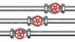 Three direct pipes