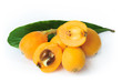Photo: Loquat Fruit on White Background Loquat Fruit on White Background