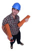 Photo: Roofer with canal tiles Roofer with canal tiles