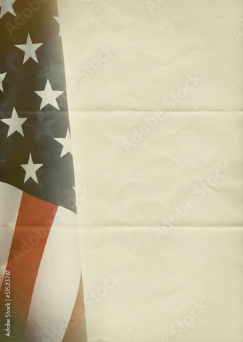 Photo: usa folded paper usa folded paper