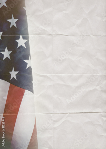 Photo: usa flag folded paper usa flag folded paper