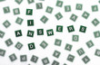 Find Answers - Clear Letters Against Blurred